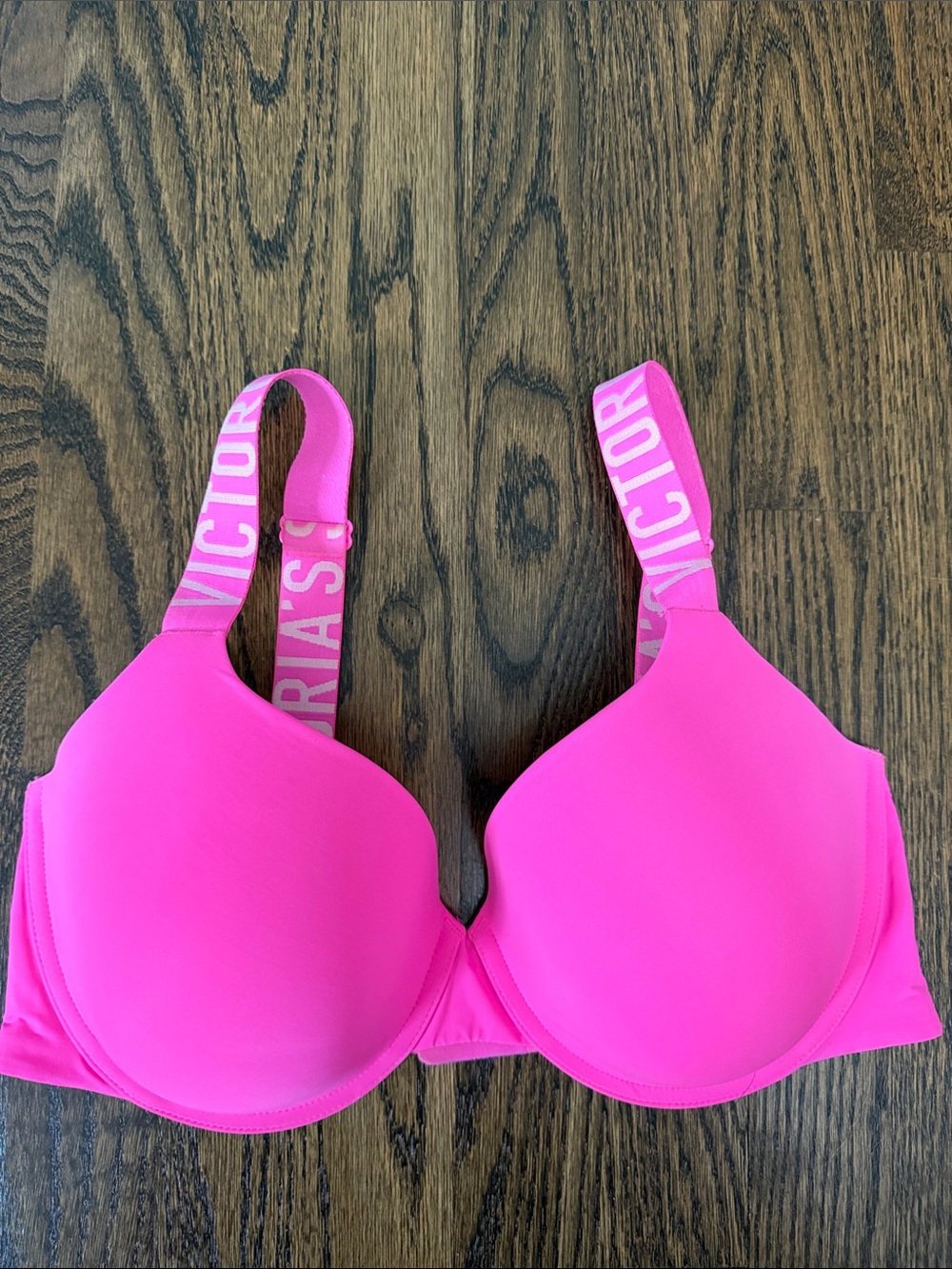 Victoria's Secret Bright Pink Padded T-Shirt Bra